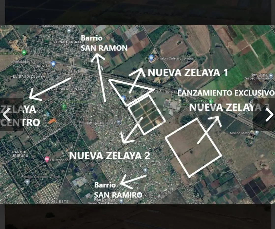 LOTE EN VENTA EN ZELAYA 3 3