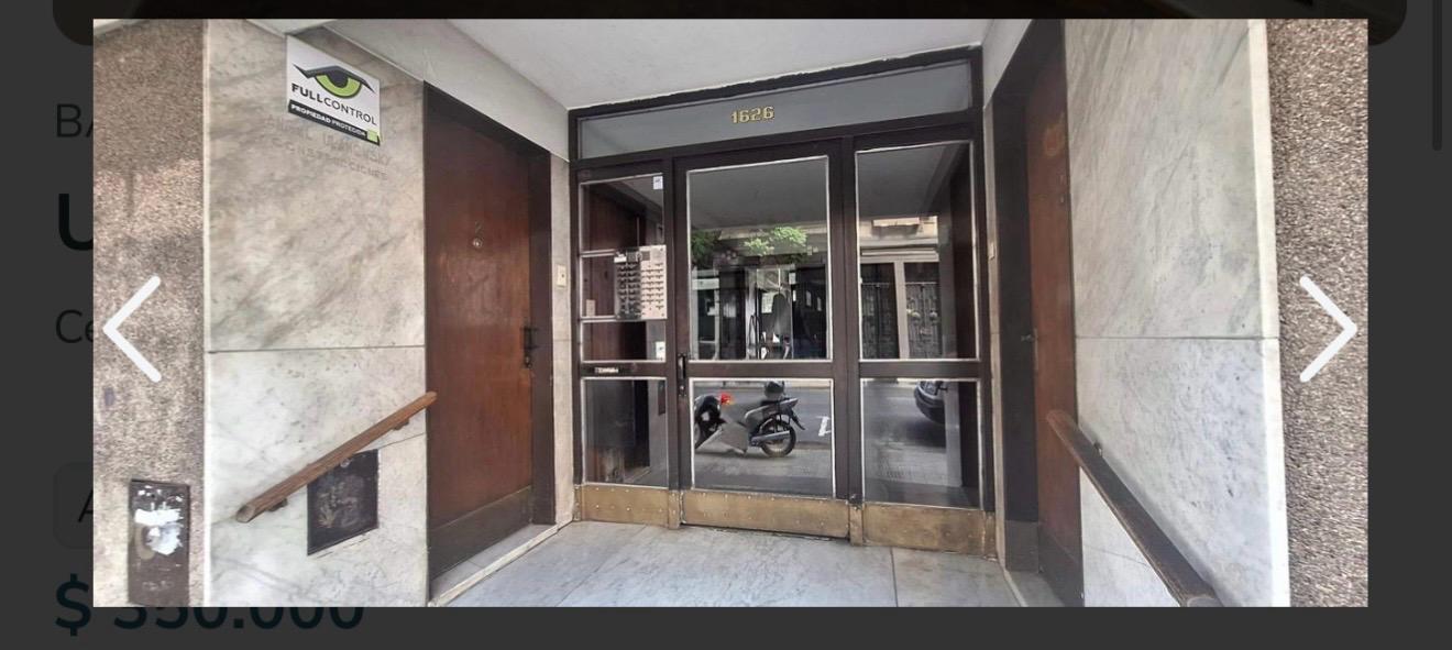 Departamento Monoambiente CENTRO Urquiza 1600