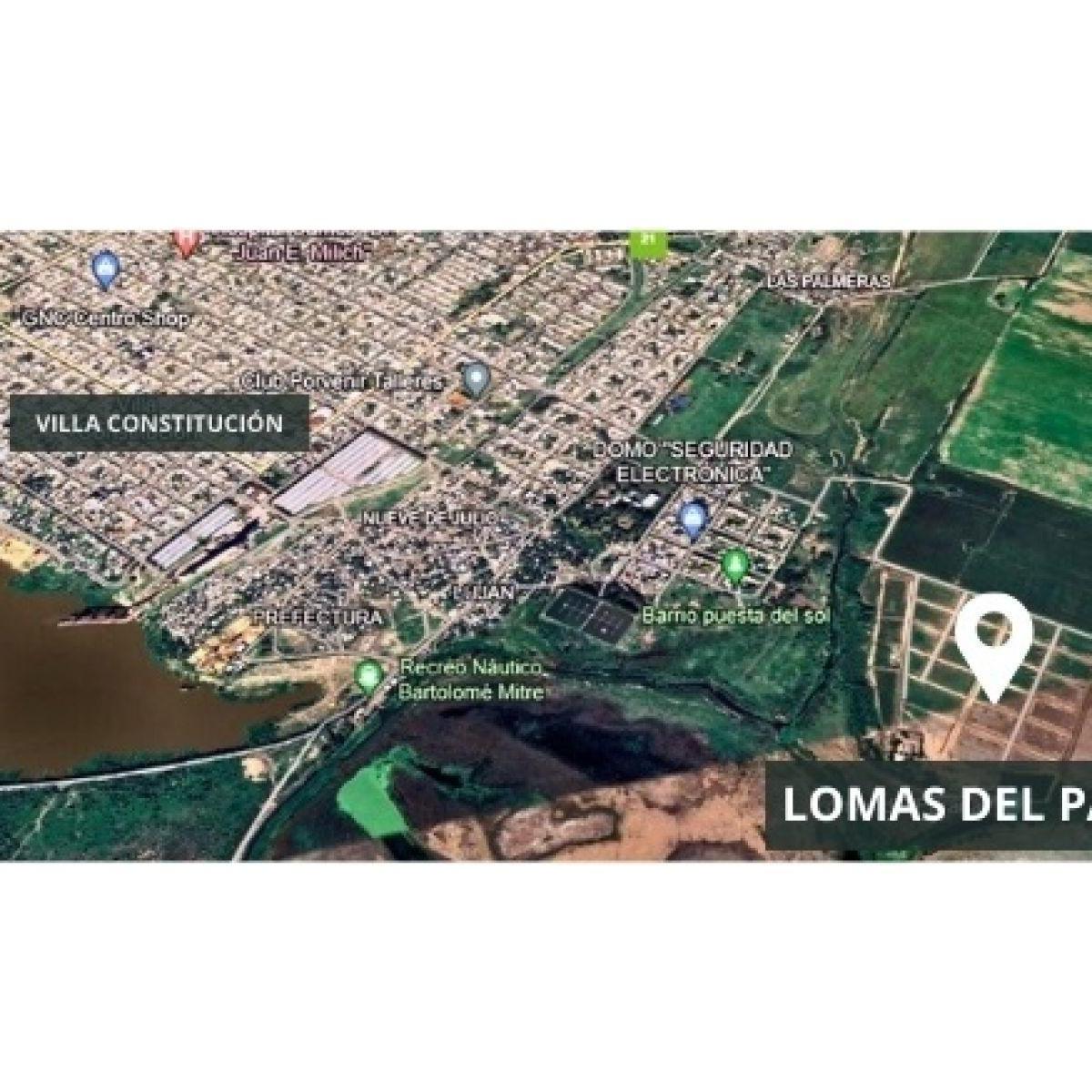 Lomas del Paraná · Terreno · Venta · Villa Constitución 3