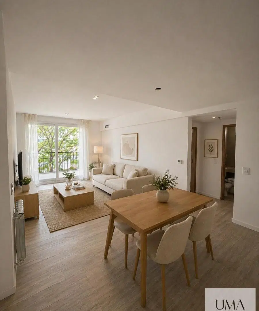 ALQUILER departamento 3 ambientes con balcón y patio – Monte Castro 5