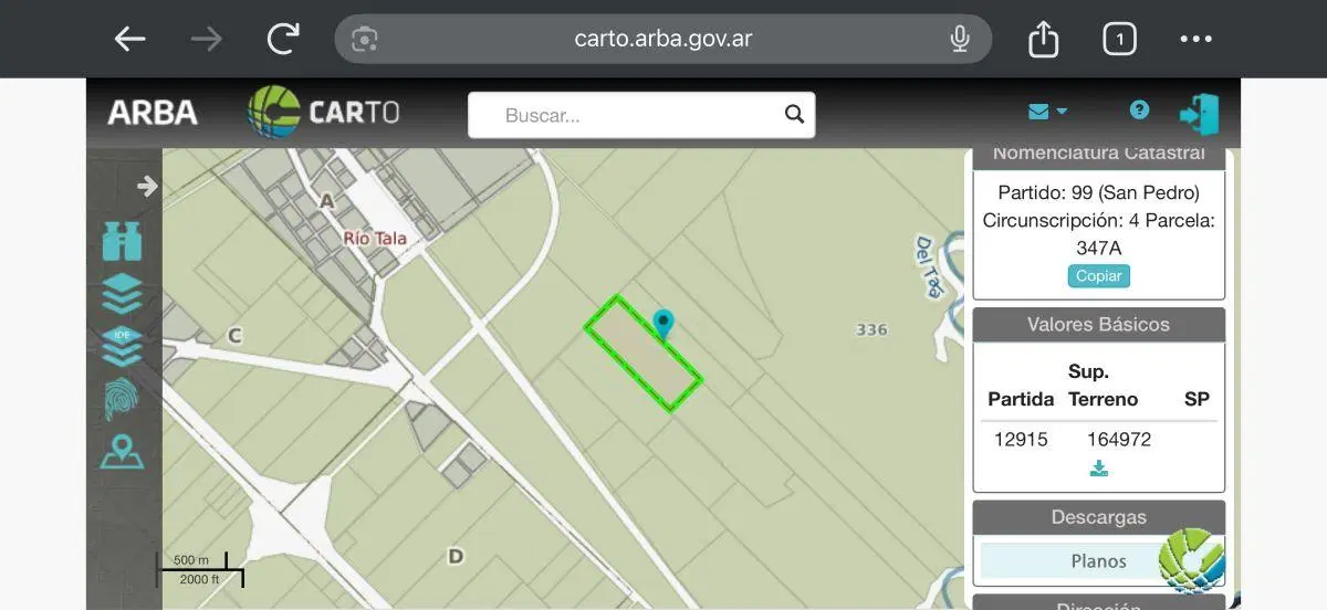 Campo 16.5 has agricolas - San Pedro 4