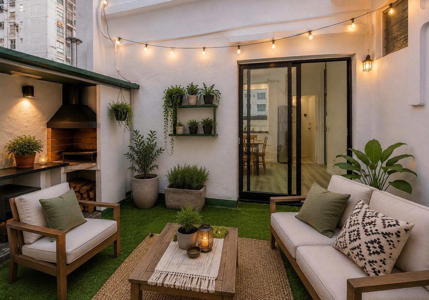 Foto de Departamento con patio en venta recoleta, imagen 2