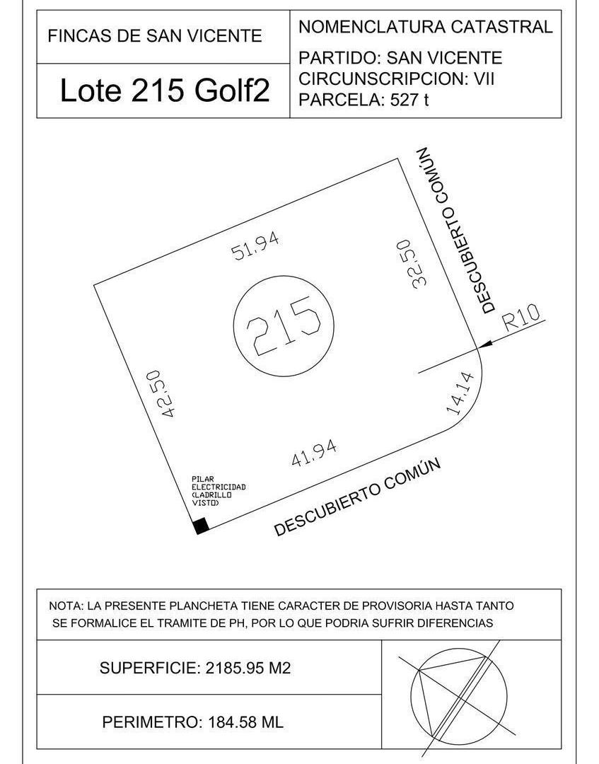 Lote en venta - Fincas San Vicente