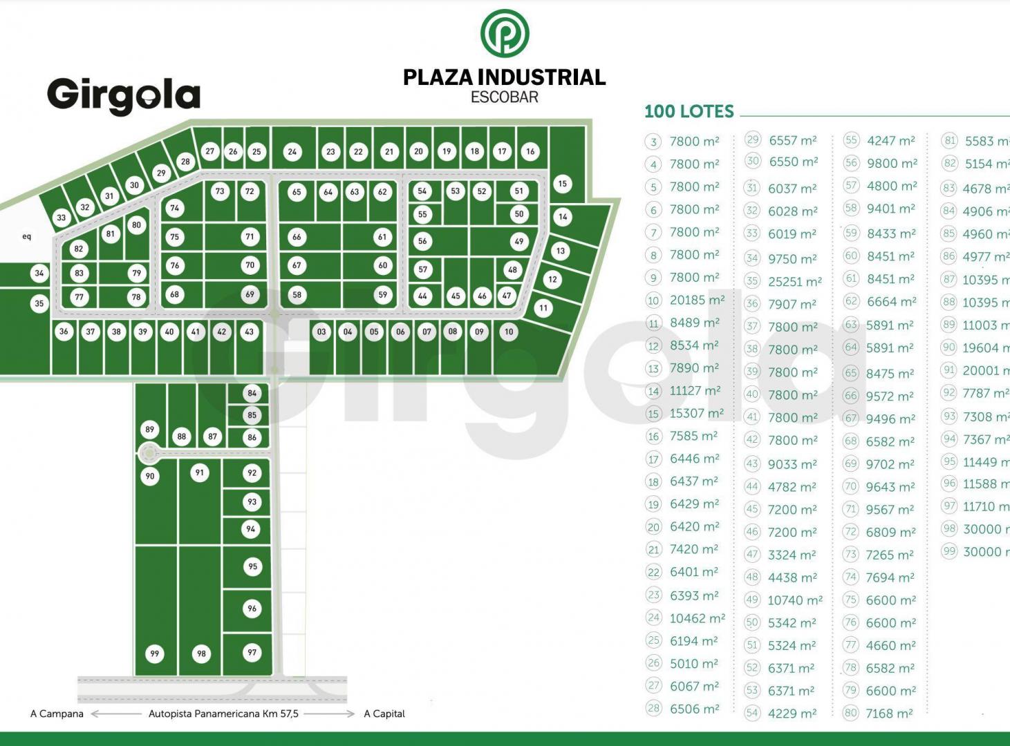 Venta Lote Industrial en Panamericana Escobar