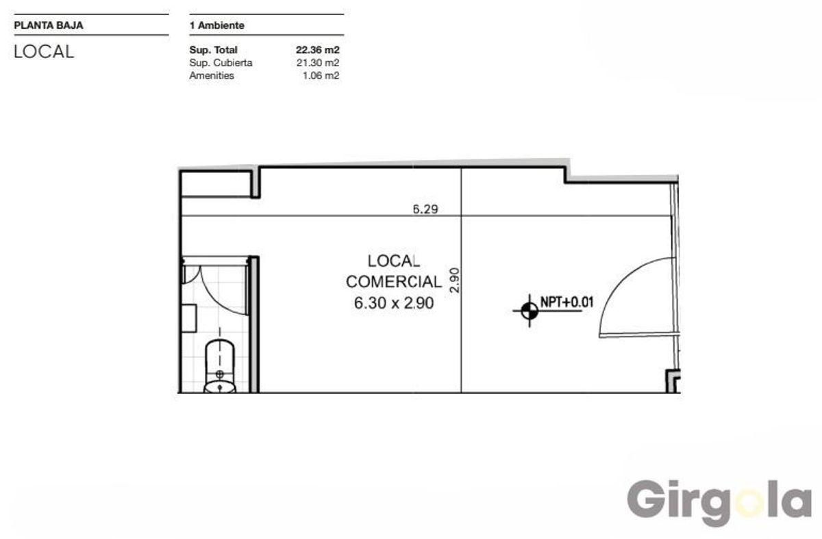 Local comercial en venta ubicado en Palermo Hollywood
