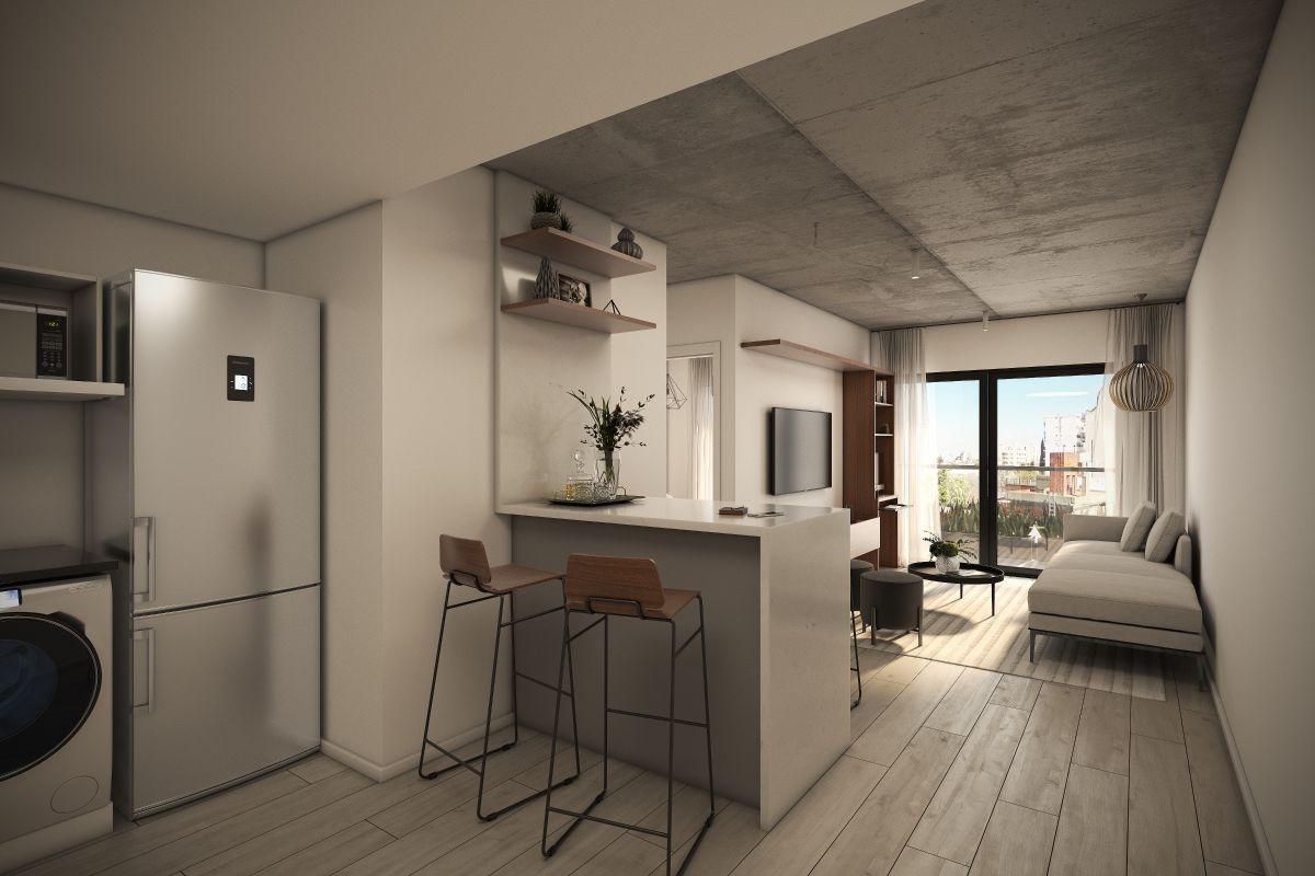 Foto de Venta departamento 2 ambientes en Villa Urquiza a estrenar con terraza, imagen 2