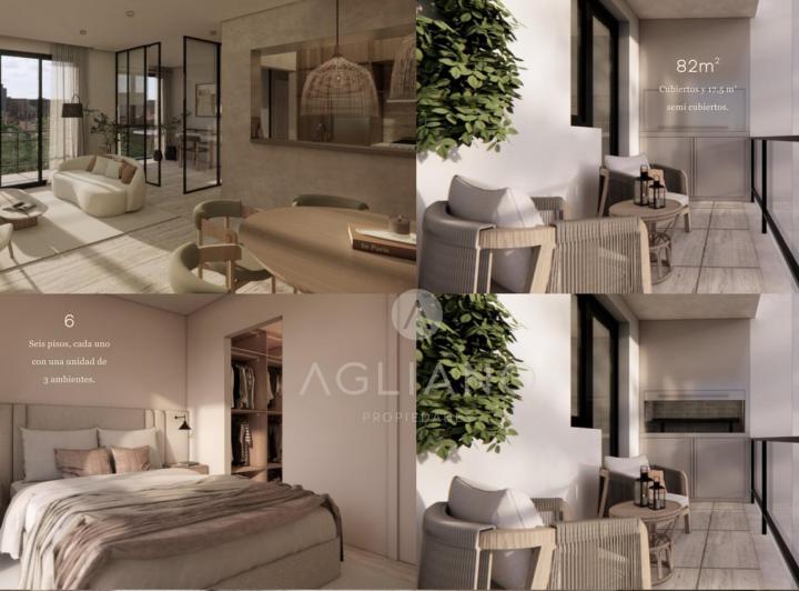 Venta unidades de 3 amb. Cochera. SUM. Zona Guemes