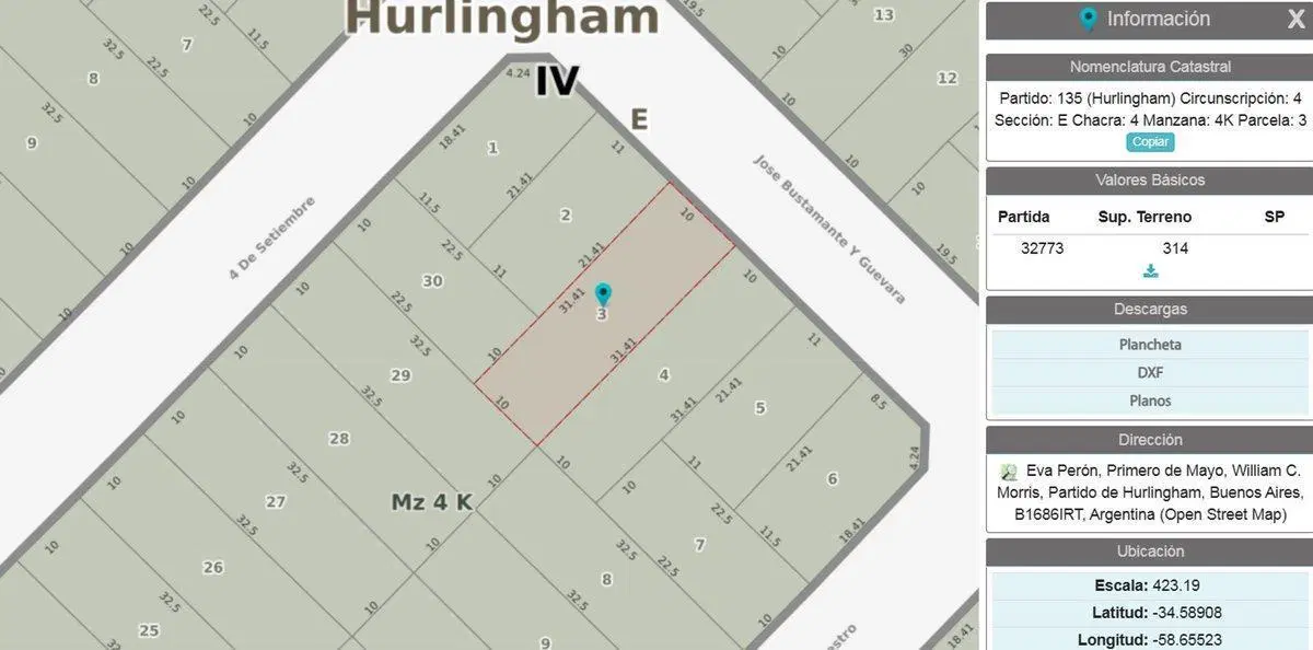 Excelente Lote sobre Bustamante - HURLINGHAM 4