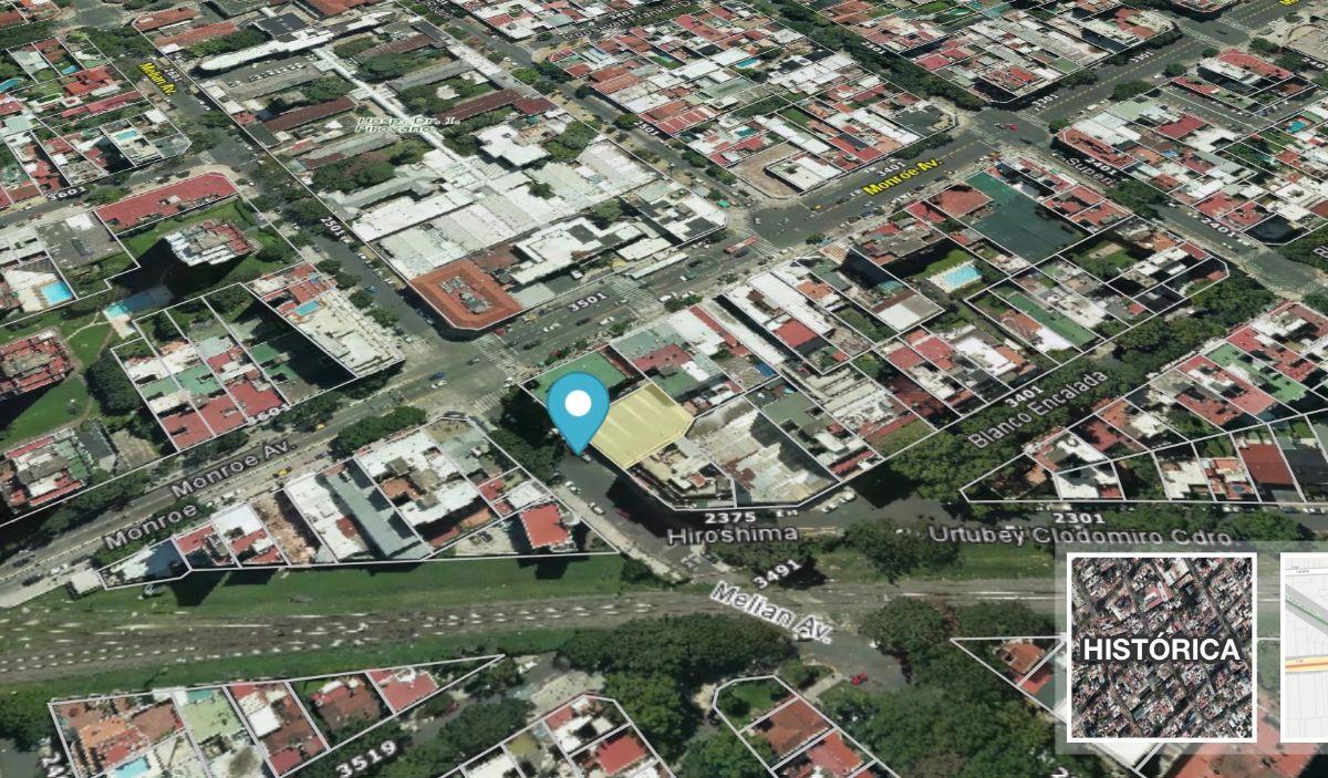 VENDE.- 19.74 x 24.47.- 483m2.- USAB 2 aplica enrase para 2690 m2 vendibles.