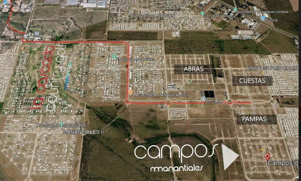 LOTE Campos de Mantantiales Oportunidad 312m2 5