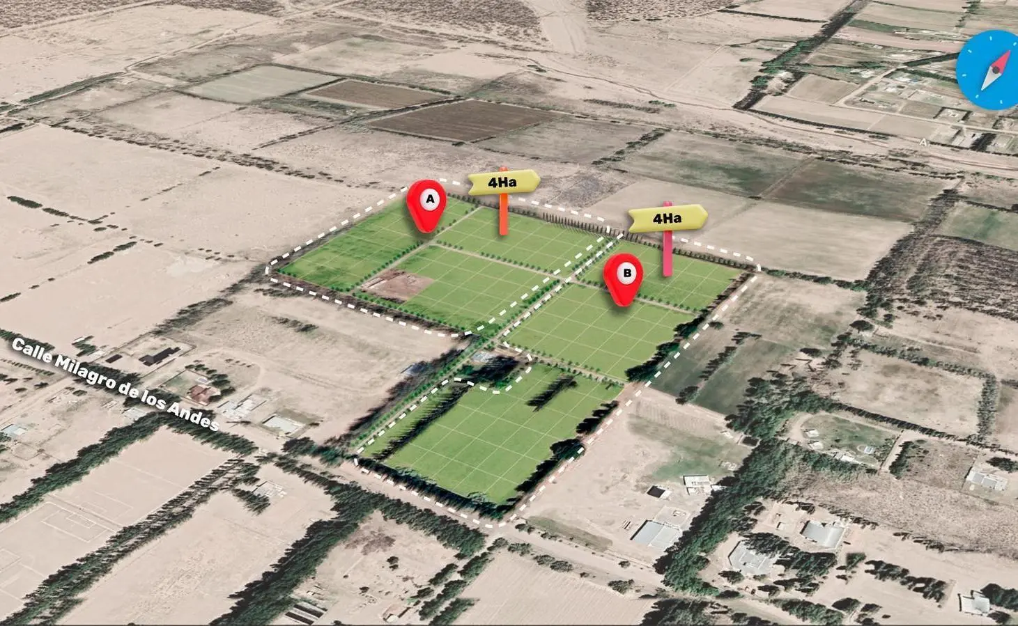 Terreno industrial 4 Ha con Pozo, Gas y Agua corriente en Malargue 5