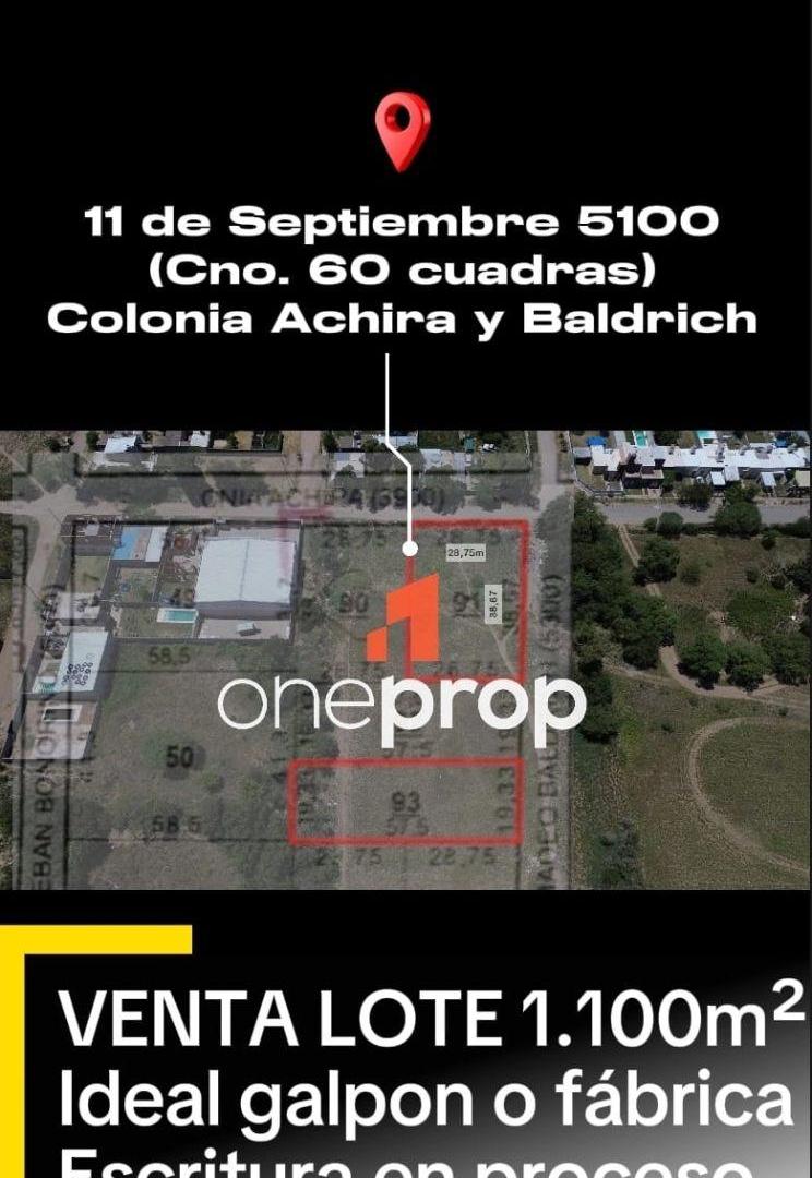 Foto de TU NUEVA EMPRESA TE ESTA ESPERANDO! LOTE 1.100m EN 60 CUADRAS BIEN, imagen 3