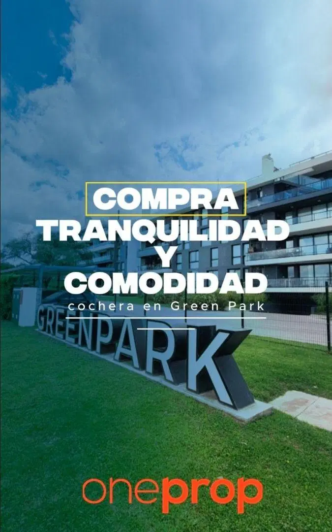 COMPRA TRANQUILIDAD Y COMODIDAD EN VALLE ESCONDIDO! COCHERA SUBTERRANEA EN GREEN PARK 5