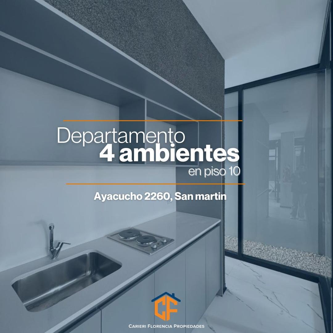 Departamento 4 Ambientes de Categoria en San Martin