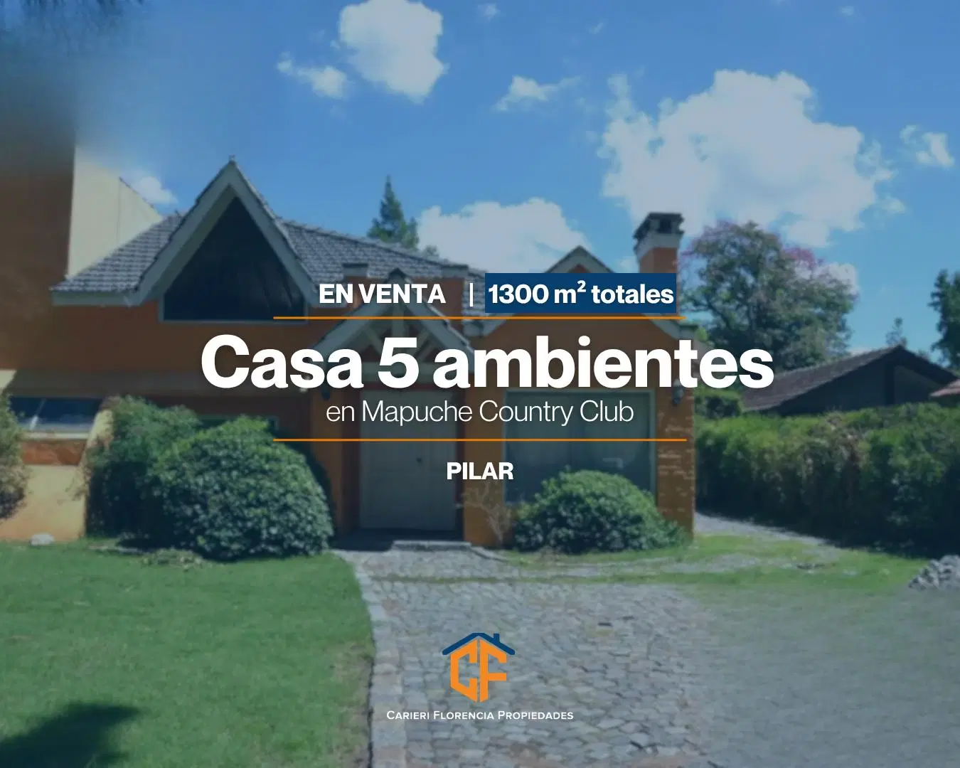 CASA 5 AMBIENTES EN VENTA EN MAPUCHE COUNTRY CLUB 1