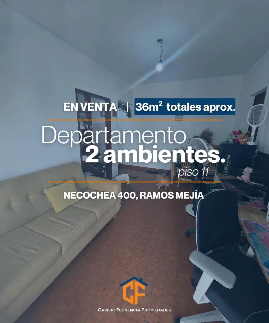 Amplio Departamento 2 Ambientes En Venta en Pleno Centro de Ramos Mejia 1