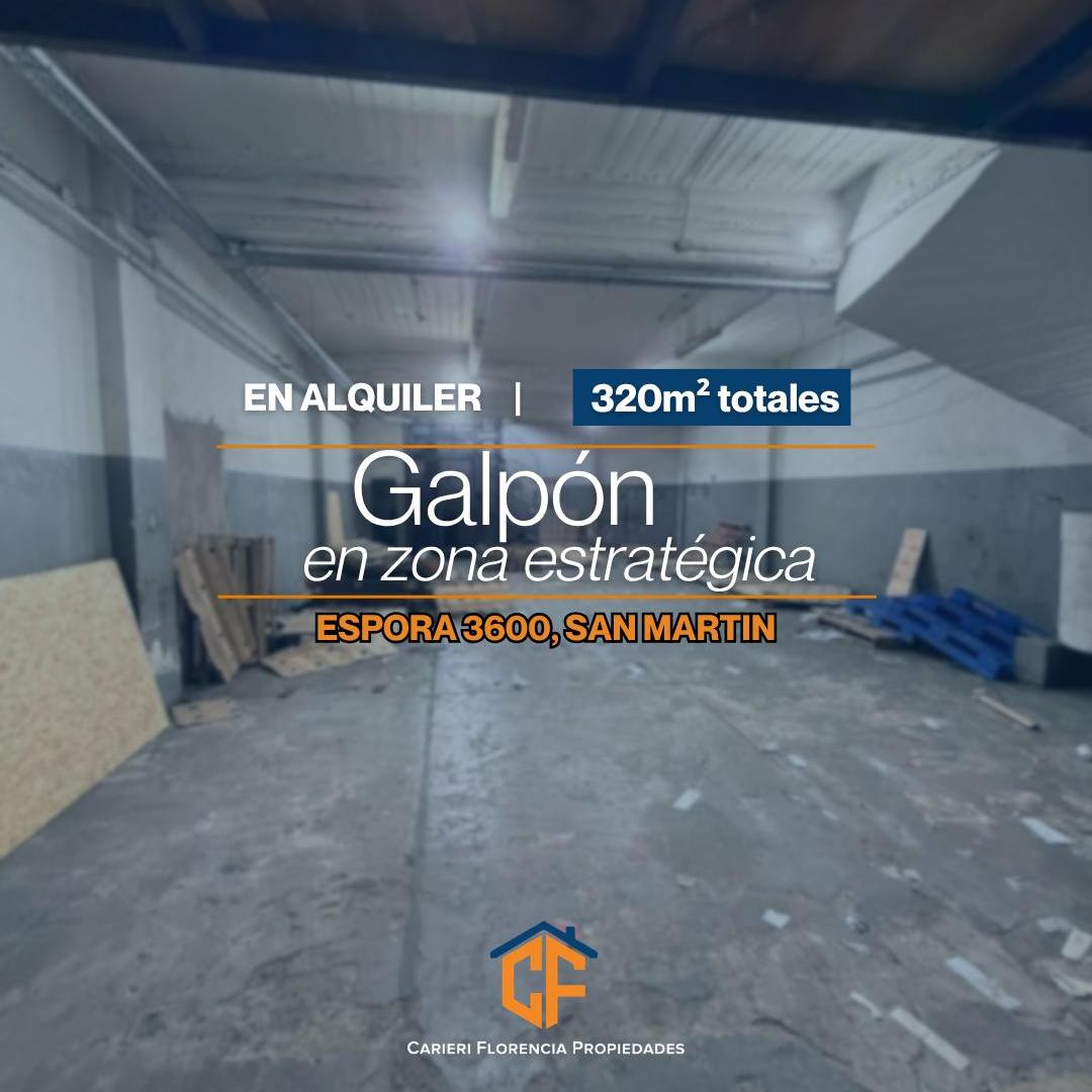 AMPLIO GALPON EN VENTA EN ZONA ESTRATEGICA DE SAN MARTIN