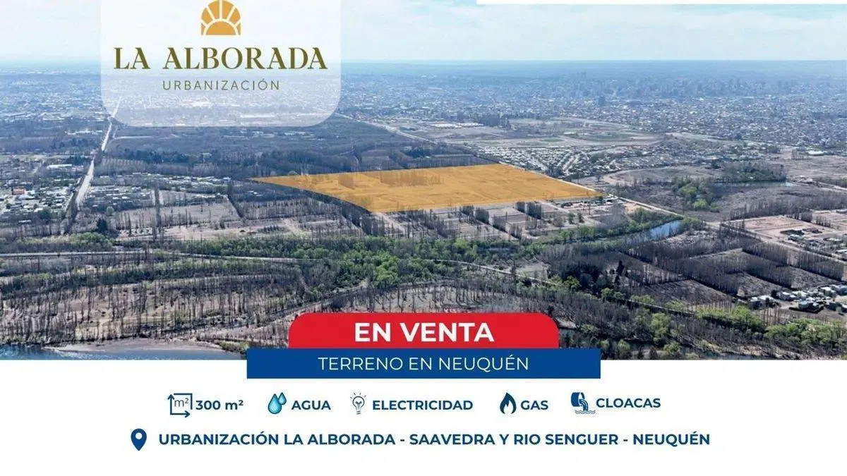 VENTA LOTE TERRENO LA ALBORADA NEUQUEN CAPITAL 2
