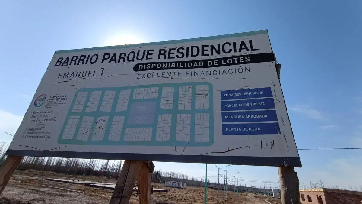 TERRENO EN VENTA LOTEO EMANUEL 1 - CINCO SALTOS 2