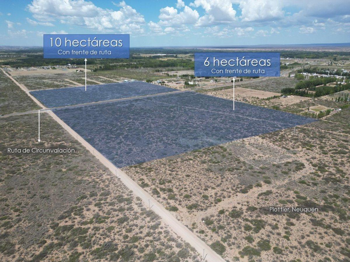 VENTA DE LOTE 6 HECTAREAS PLOTTIER NEUQUEN