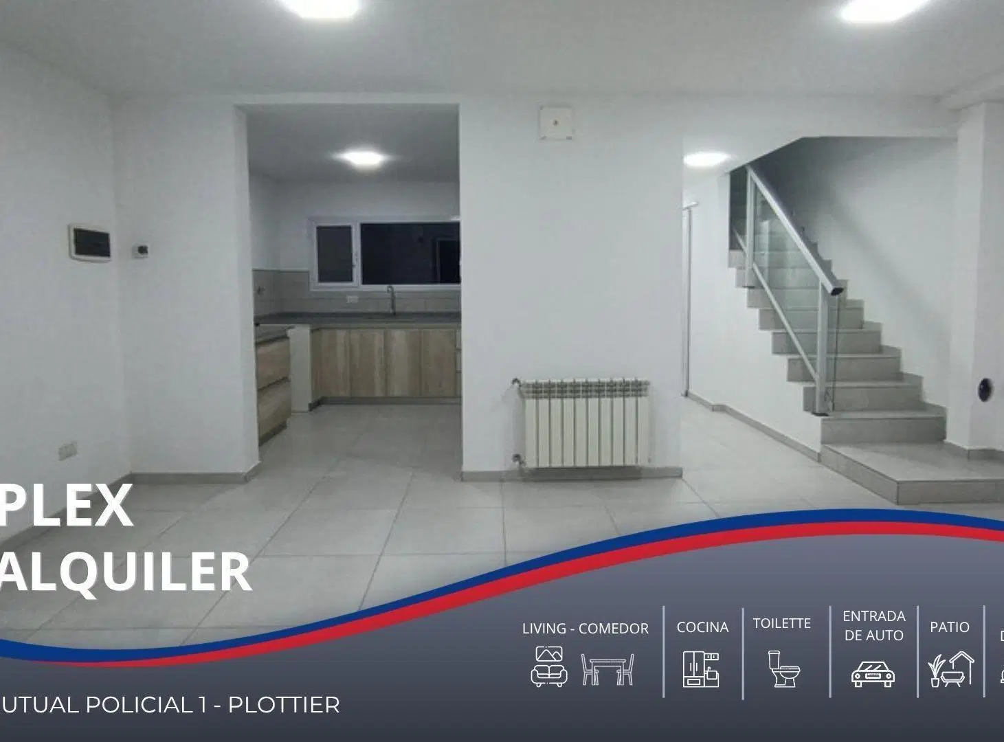 DÚPLEX EN ALQUILER – 2 DORM | PLOTTIER 3