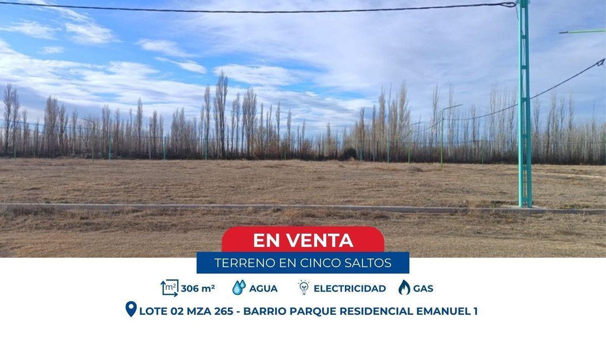 Foto de TERRENO EN VENTA LOTEO EMANUEL 1 - CINCO SALTOS, imagen 3