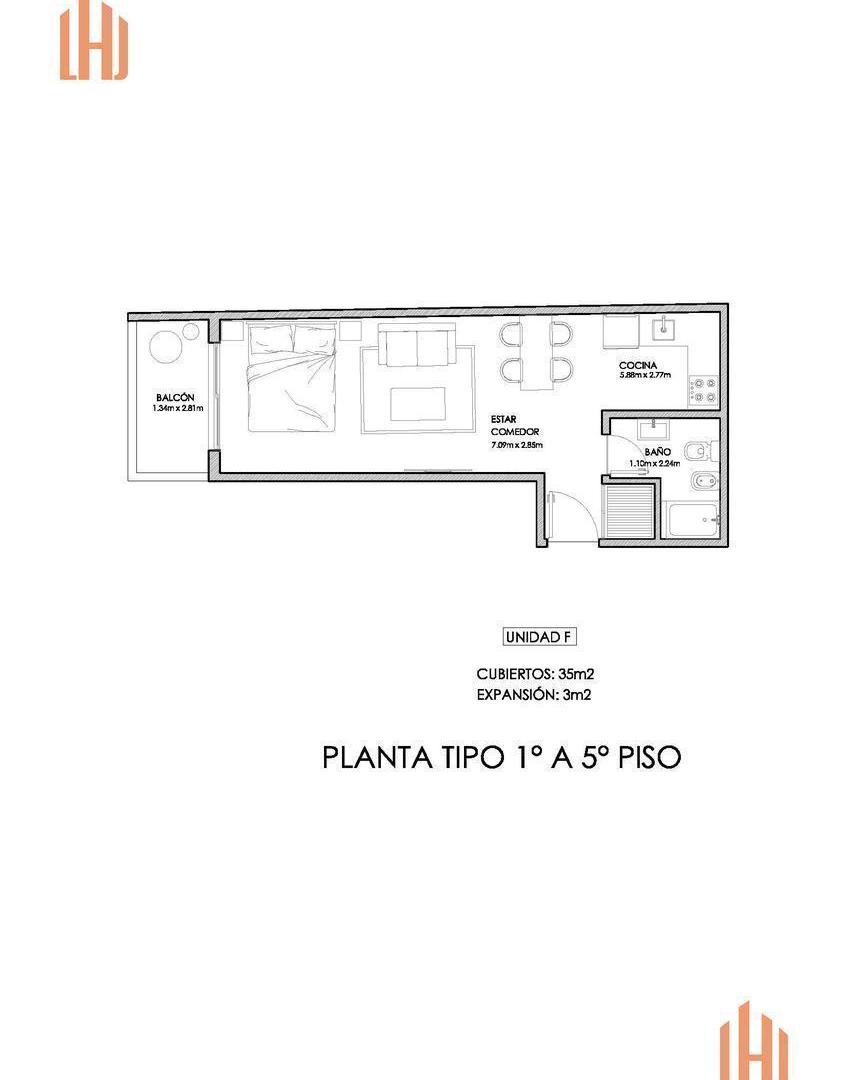 Foto de Venta Departamento Monoambiente en Villa Crespo, imagen 3
