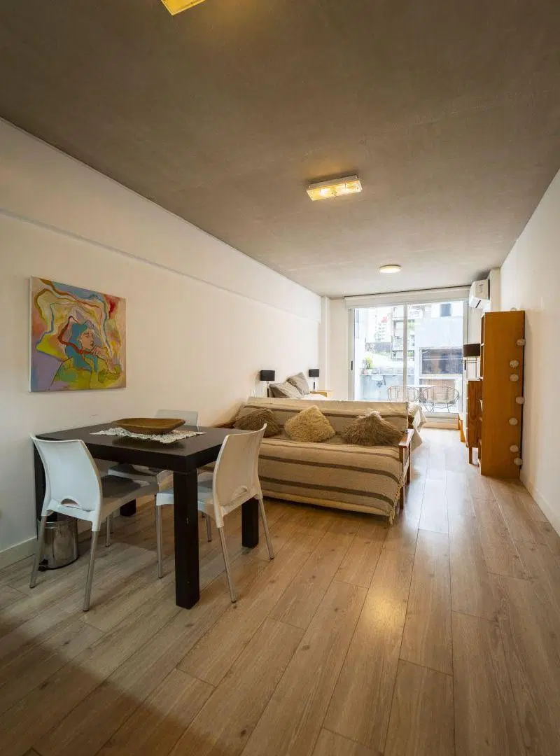 Departamento Monoambiente con Terraza y parrilla propia, completamente amoblado 2