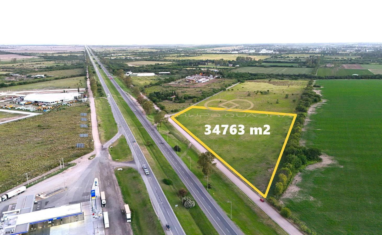 Foto de VENTA LOTE 34.763 m2 SOBRE COLECTORA AUTOPISTA CORDOBA - ROSARIO A 900, imagen 1
