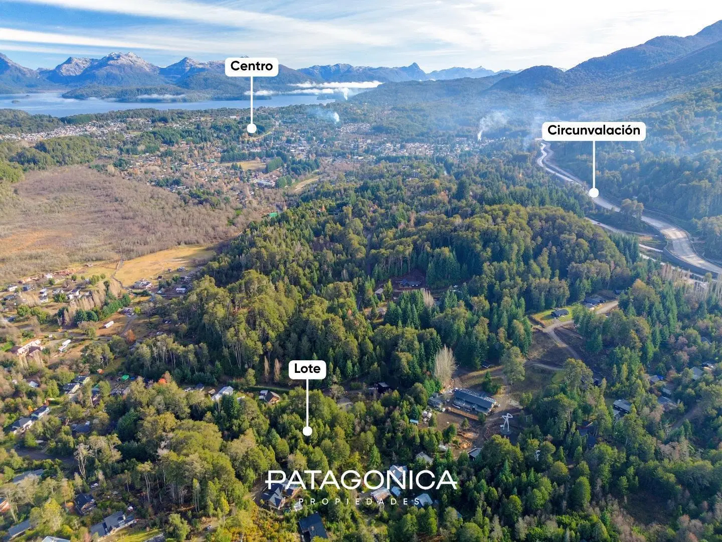 VENTA Lote 2.445 m2 Proyecto aprob. de 3 UF con arroyo y vista al Cerro Bayo. Villa La Angostura 4