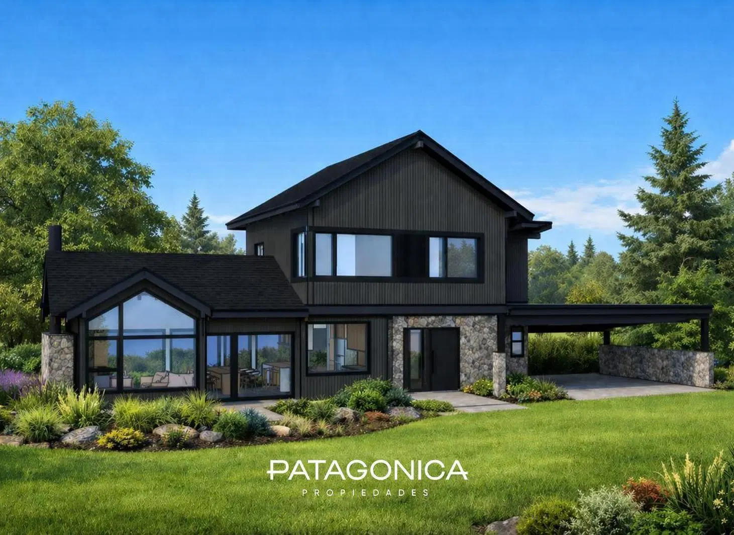 VENTA LOTE 1.196m2 c/PROYECTO 140m2   MEJORAS, BANDURRIAS, VILLA LA ANGOSTURA 4