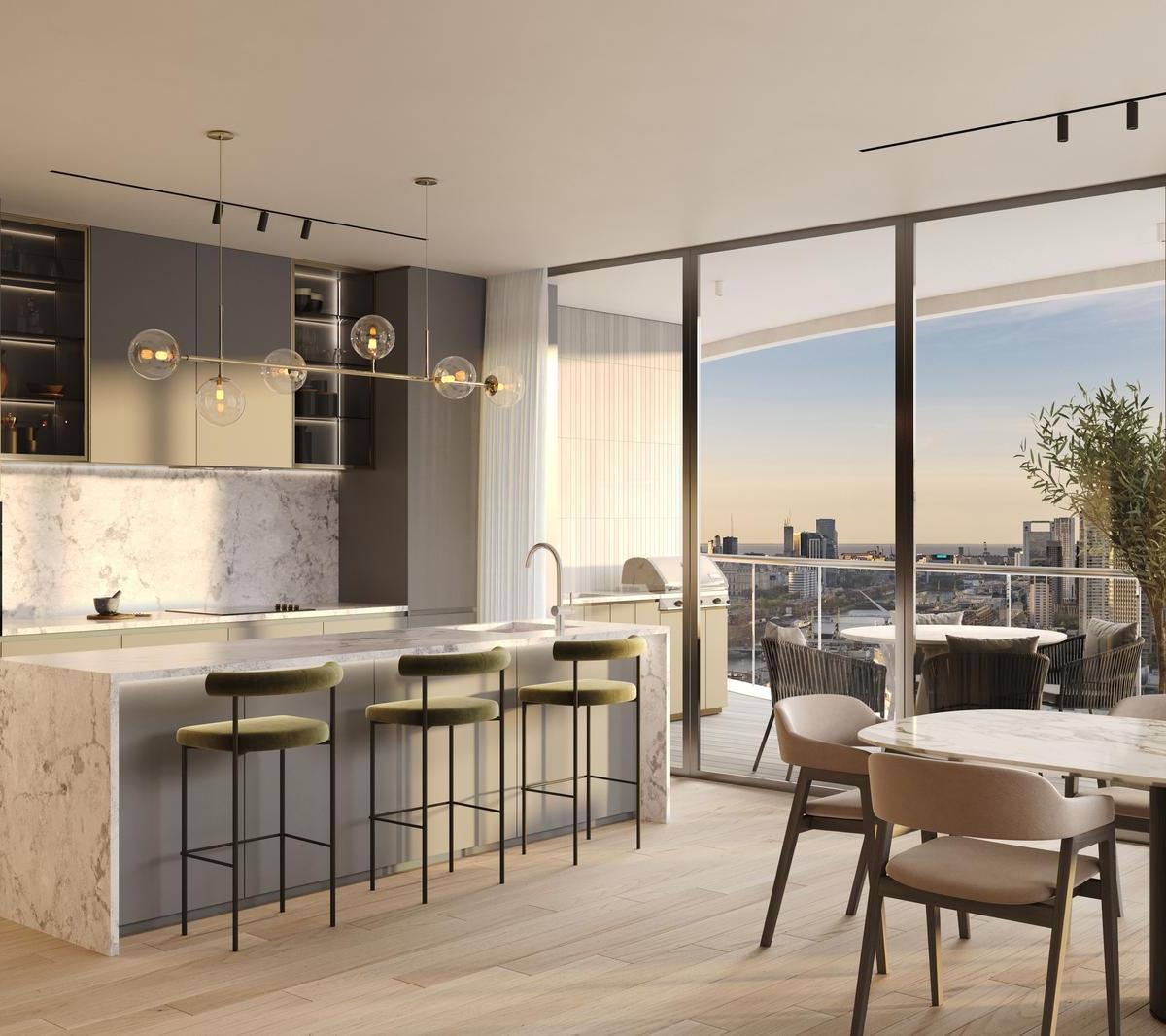 Departamento en Piso Alto, 4 Ambientes con Amenities en Osten Tower - Torre II, Puerto Madero 1