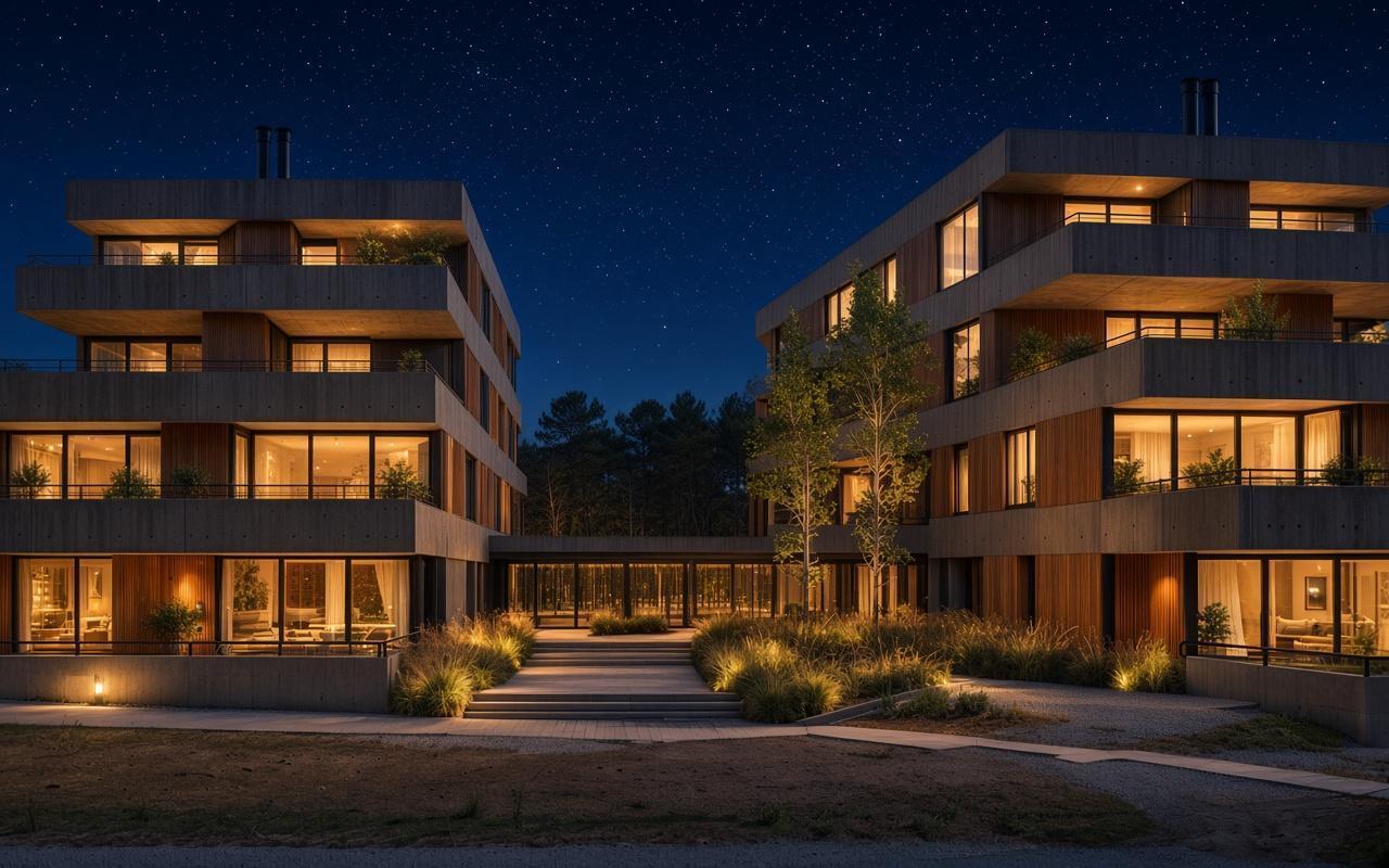 Foto de KÜME Proyecto de arquitectura contemporánea de playa con financiación a, imagen 4