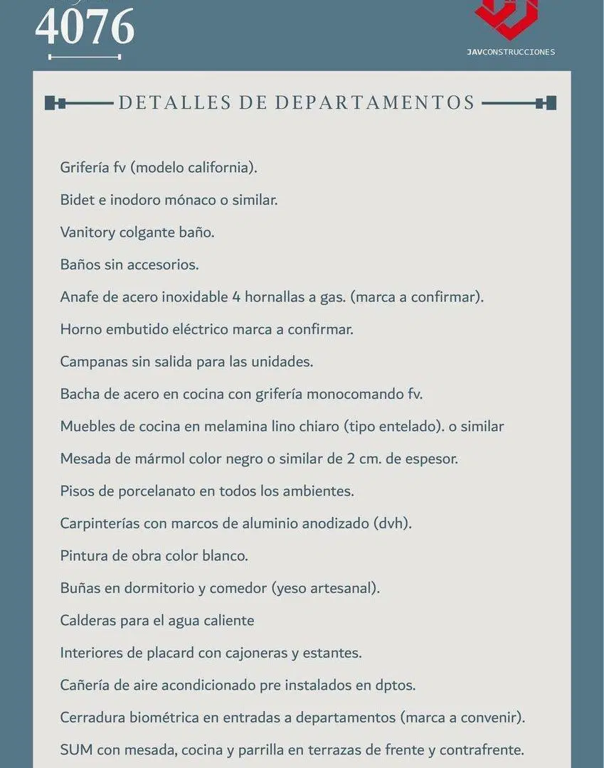 VENTA DEPARTAMENTO 3 AMB EN CIUDADELA A ESTRENAR 3