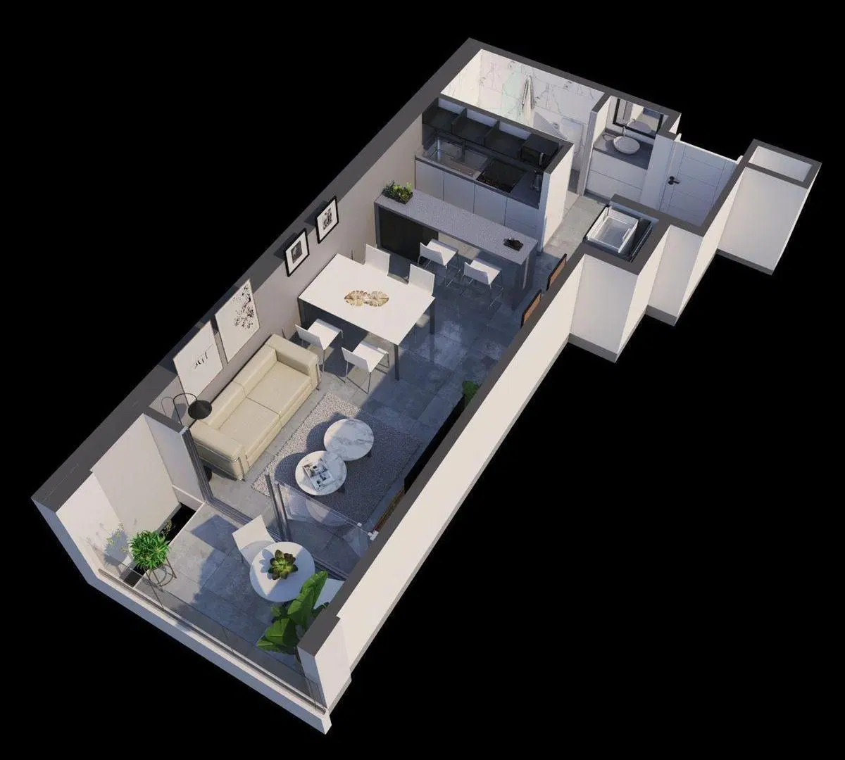 VENTA MONOAMBIENTE LANUS EN POZO ENTREGA 2027 5