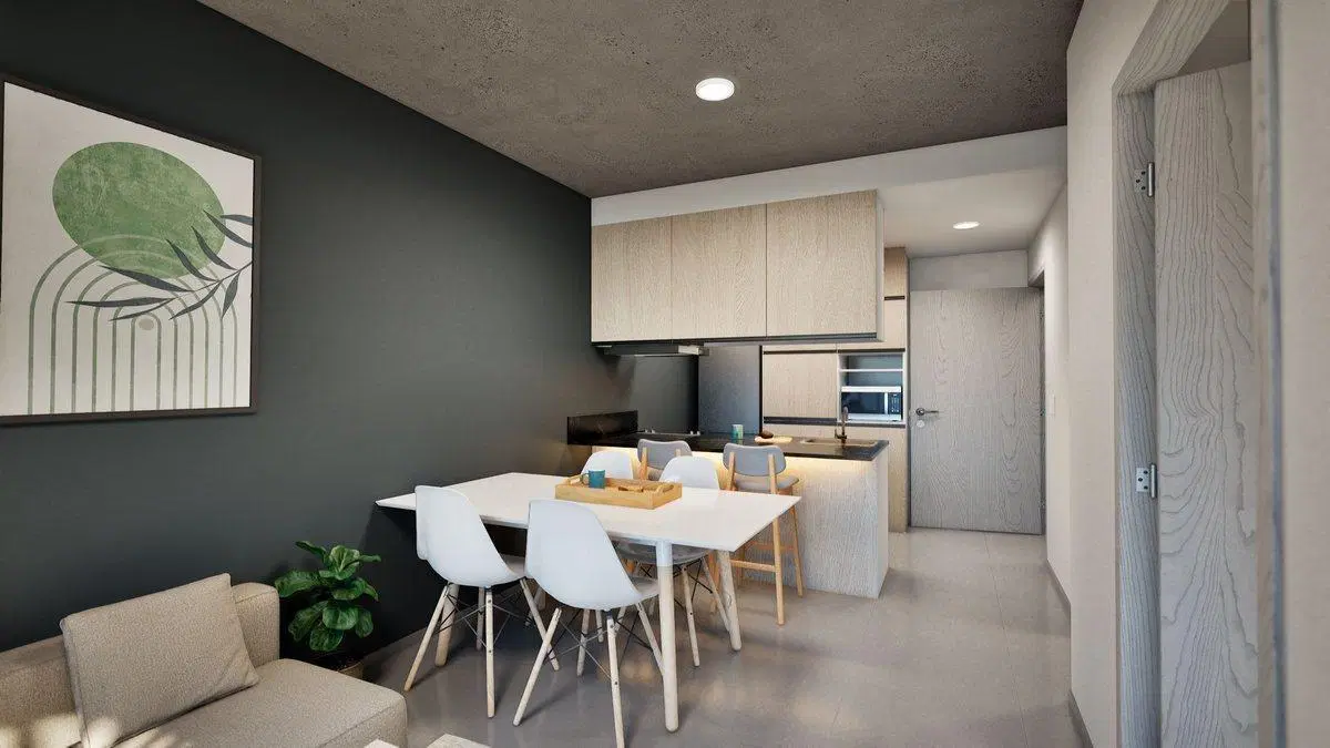 VENTA DEPARTAMENTO DOS AMBIENTES FLORESTA EN POZO 5