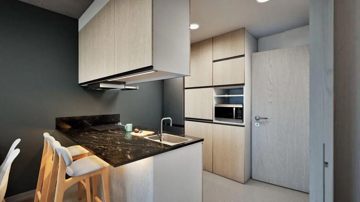 VENTA DEPARTAMENTO DOS AMBIENTES FLORESTA EN POZO 4