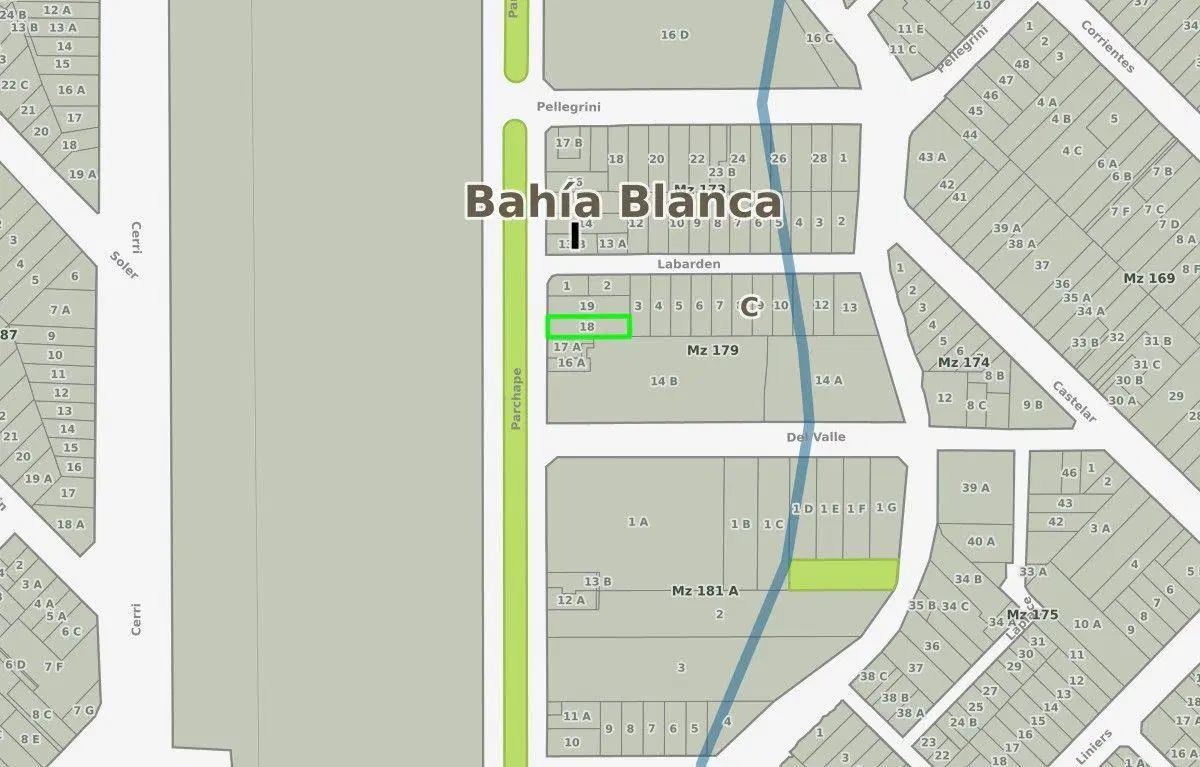 VENTA TERRENO EN CALLE PARCHAPE 968 BAHIA BLANCA 2