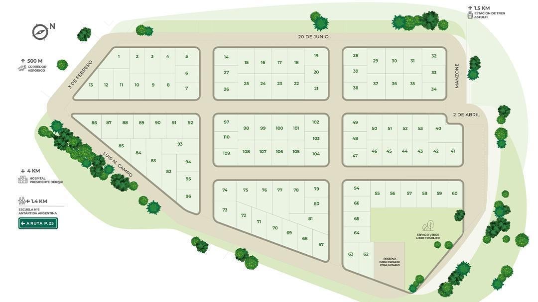 Venta Terrenos con financacion en Barrio Parque Astolfi III, Villa Astolfi, Pilar