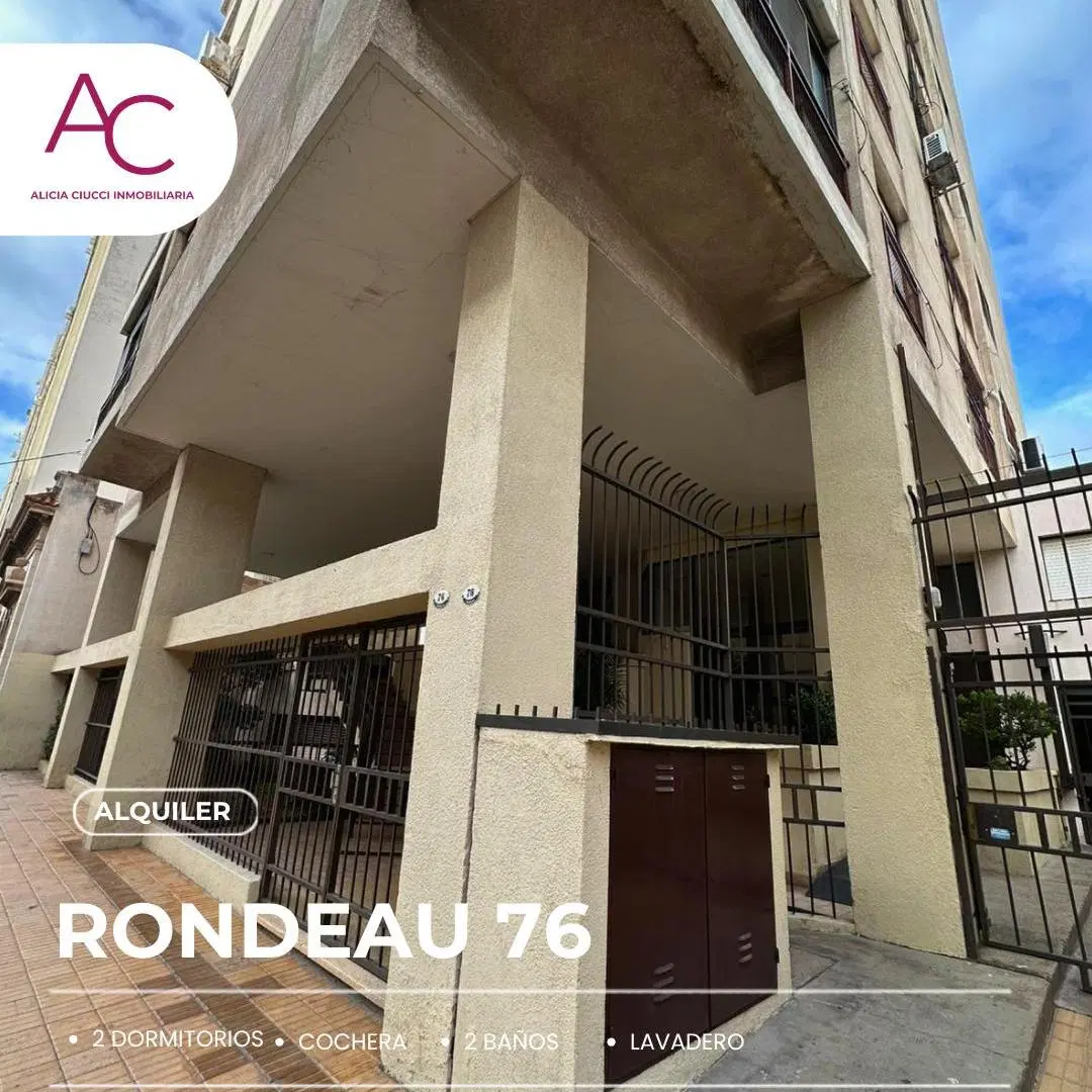 Departamento en alquiler — ubicado en calle RONDEAU 76 2