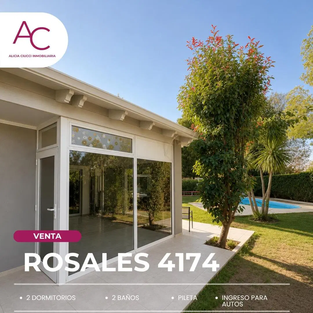 Hermosa casa en venta! En calle ROSALES 4174 2