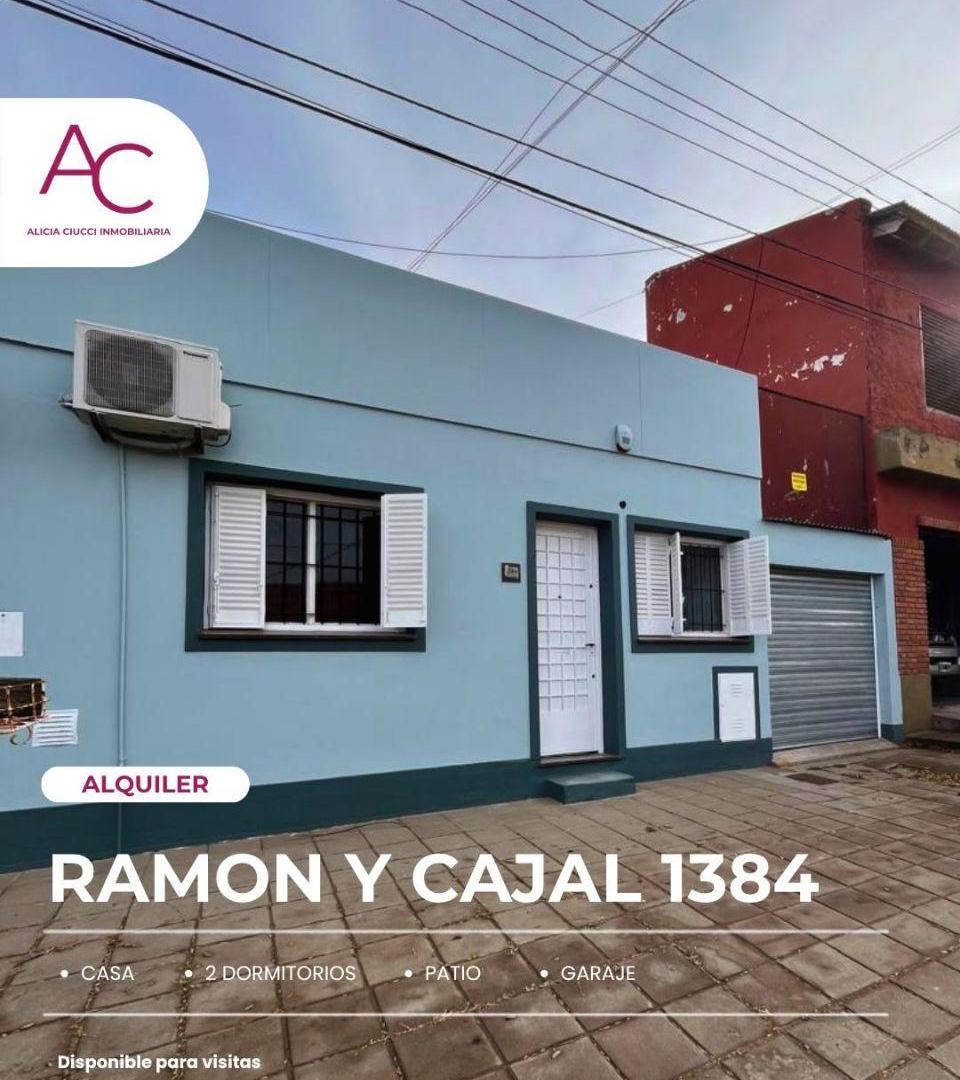 Casa en alquiler — ubicado en calle RAMON Y CAJAL 1384