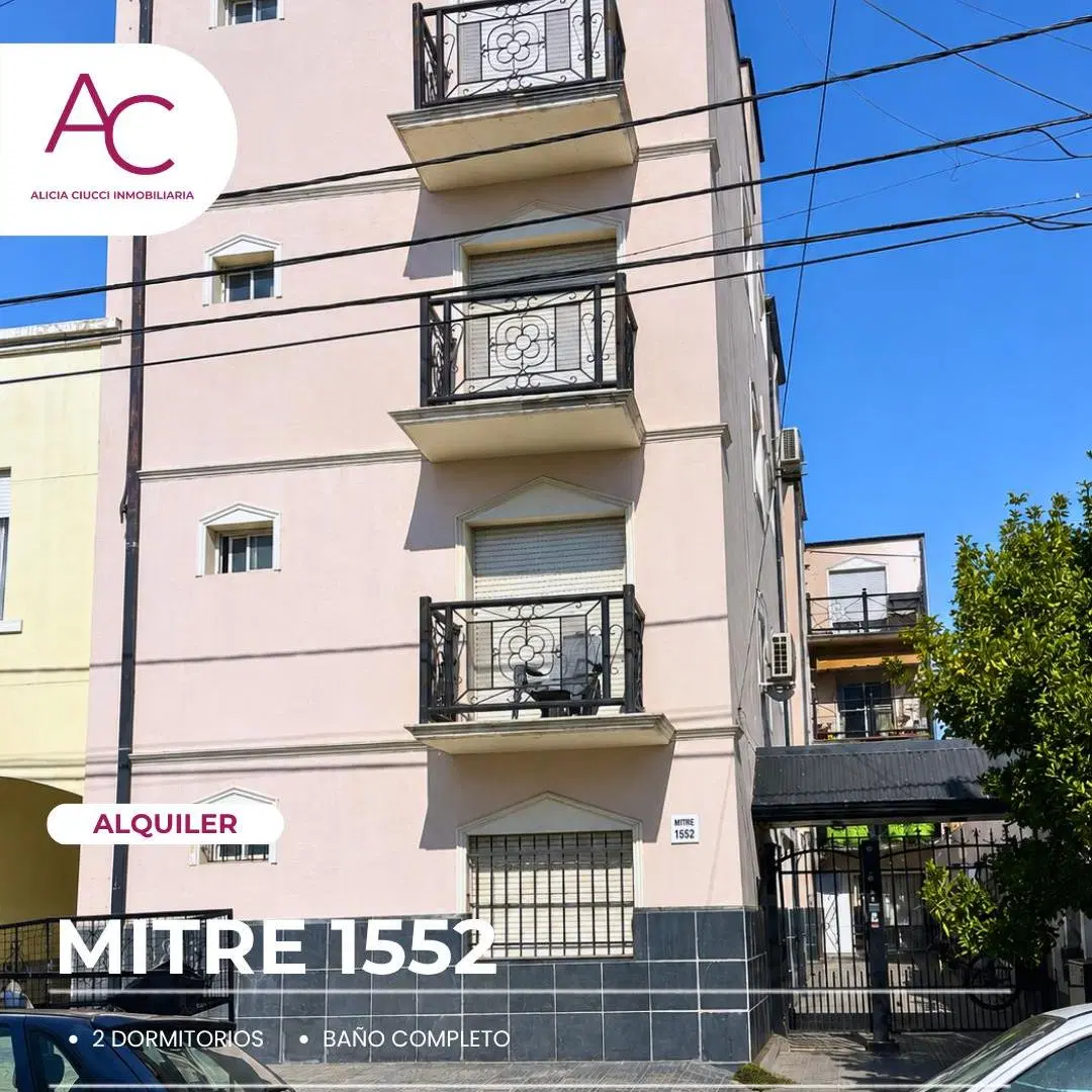 Departamento en alquiler — ubicado en calle MITRE 1552 2