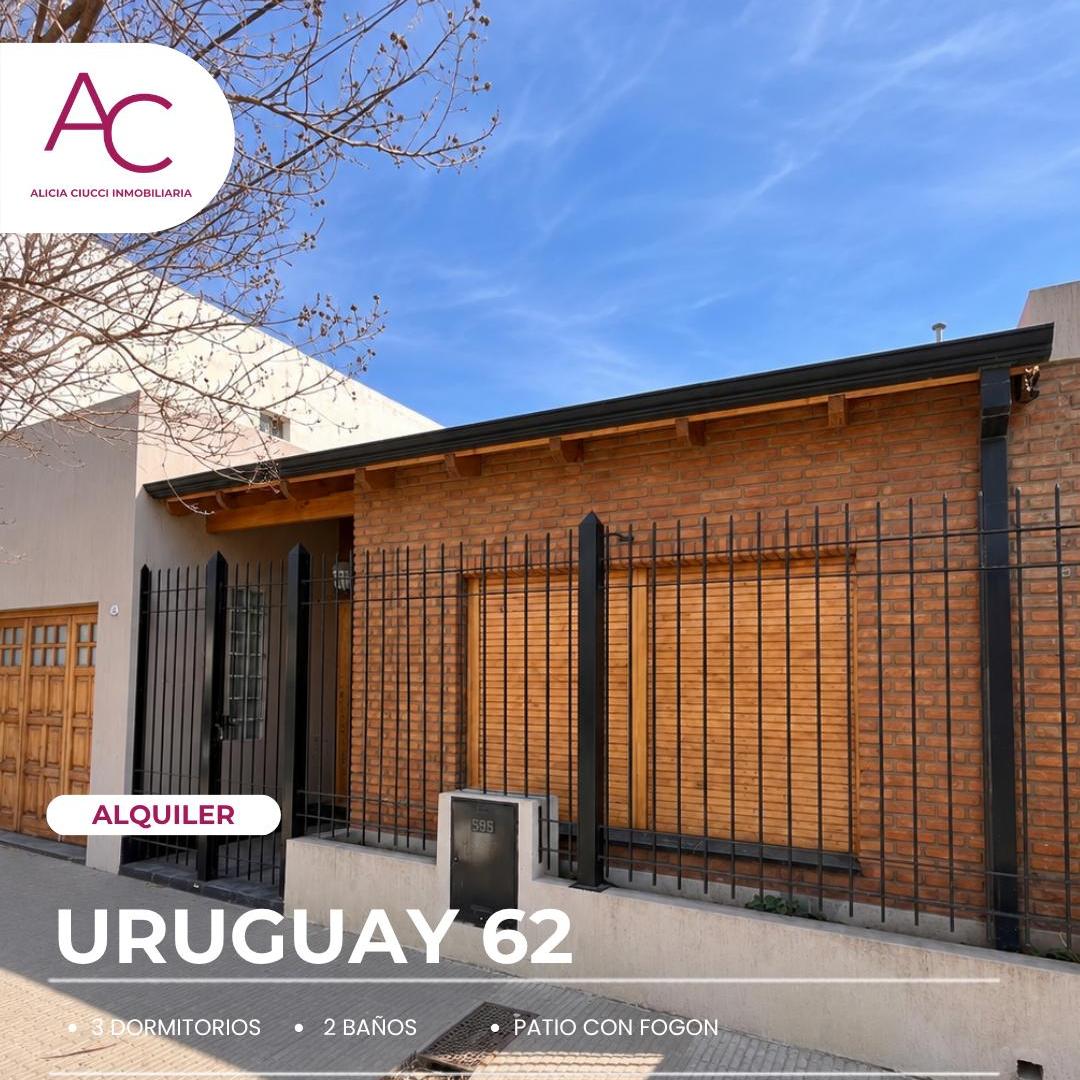 CASA EN ALQUILER! EN CALLE URUGUAY 62