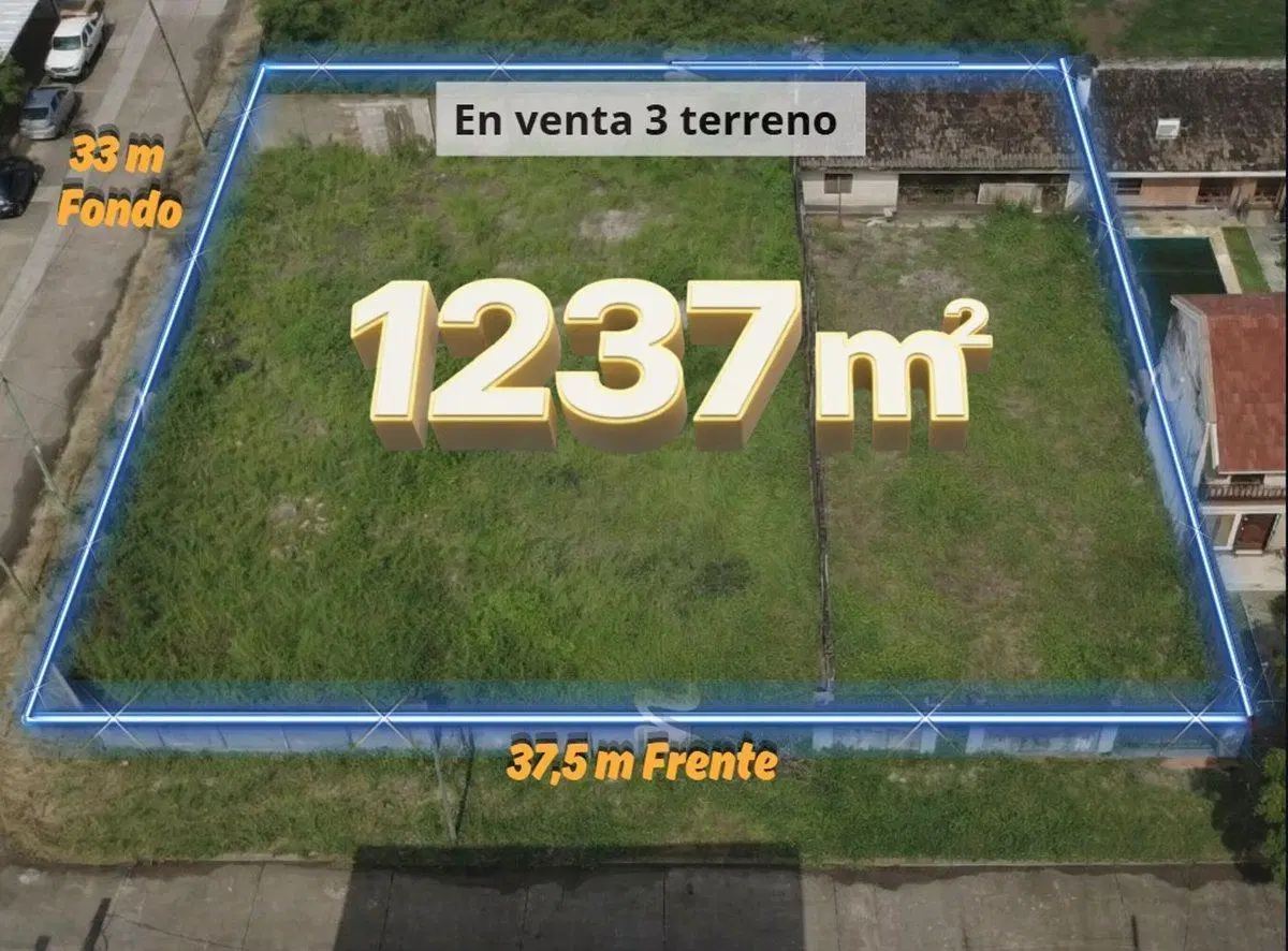 EN VENTA 3 TERRENOS ZONA UNSE 2