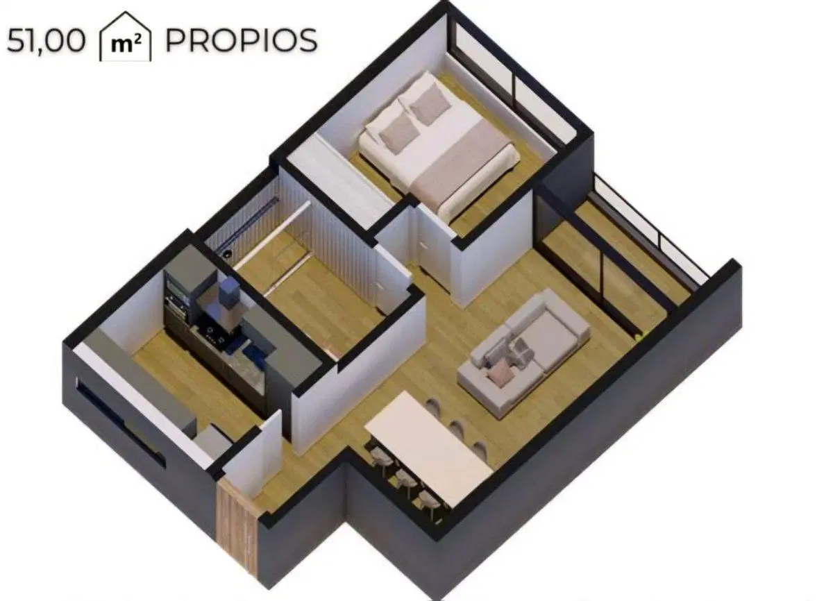 VENTA DEPARTAMENTO EN POZO SOBRE OLAECHEA 4