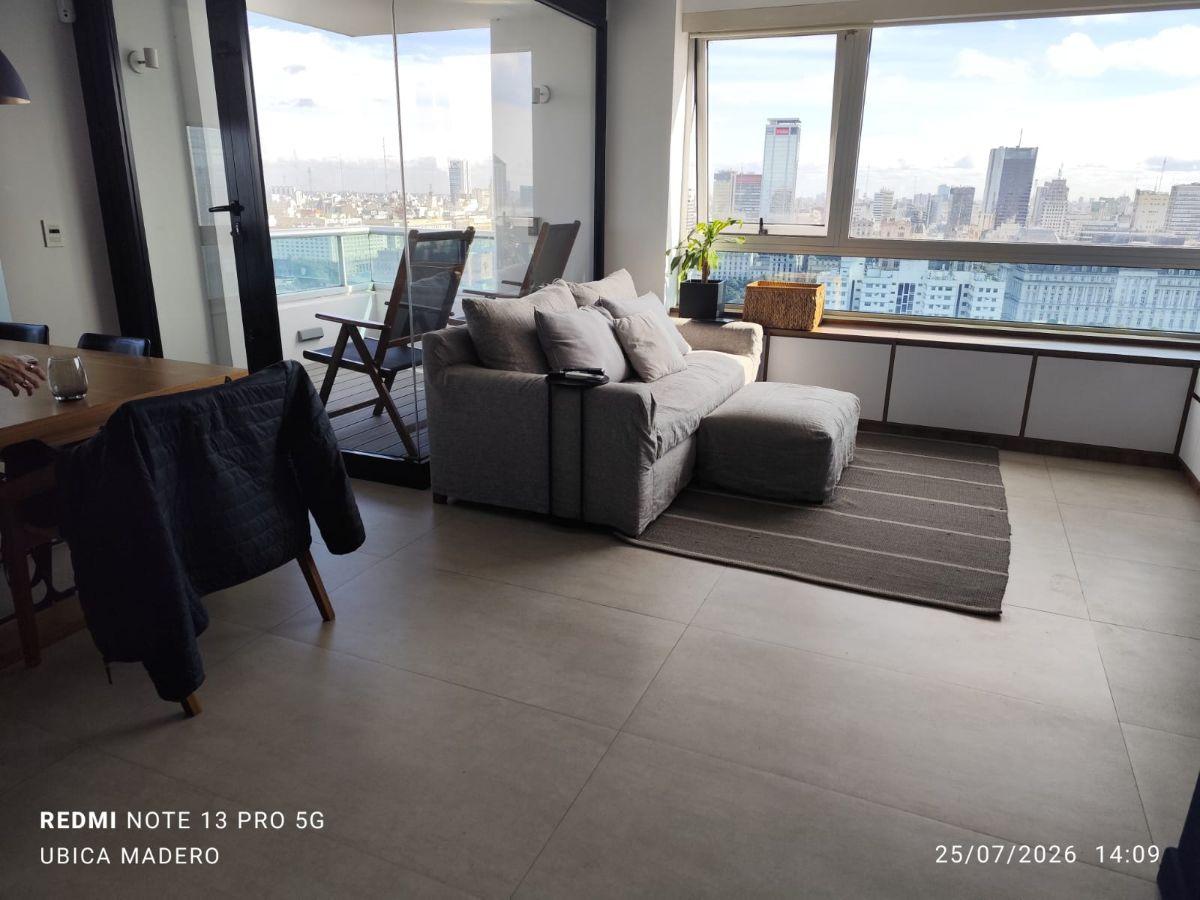 Foto de Departamento de 55 m²Piso Alto con 1 dormitorio AMOBLADO en alquiler Torres del Yacht en Pto Madero, imagen 2