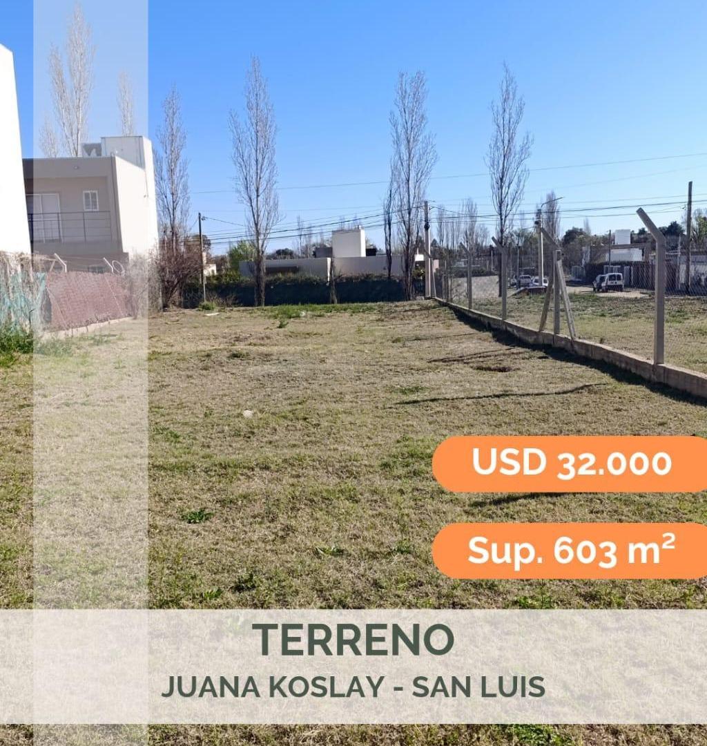 TERRENO - JUANA KOSLAY, San Luis
