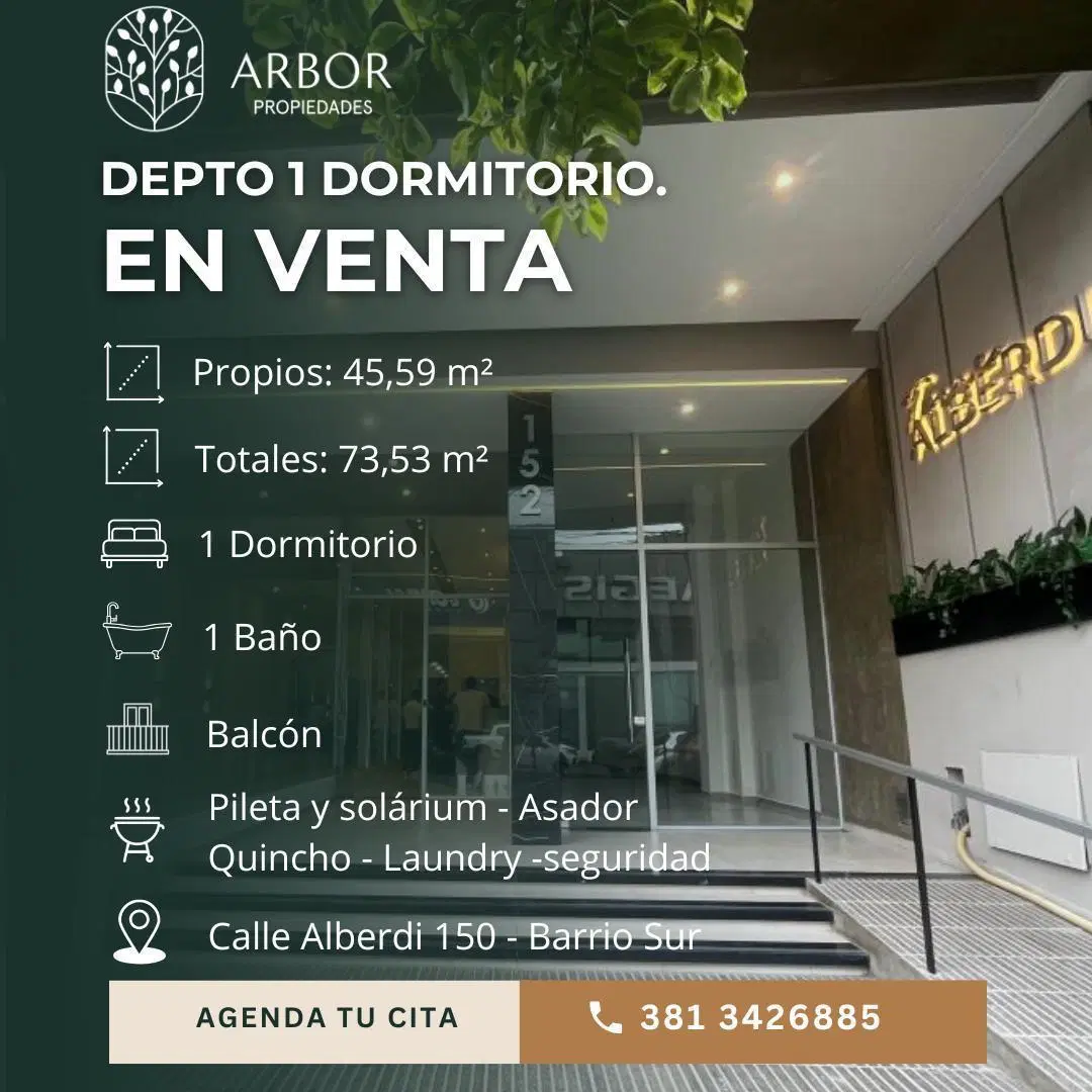 Departamento en San Miguel De Tucumán 1