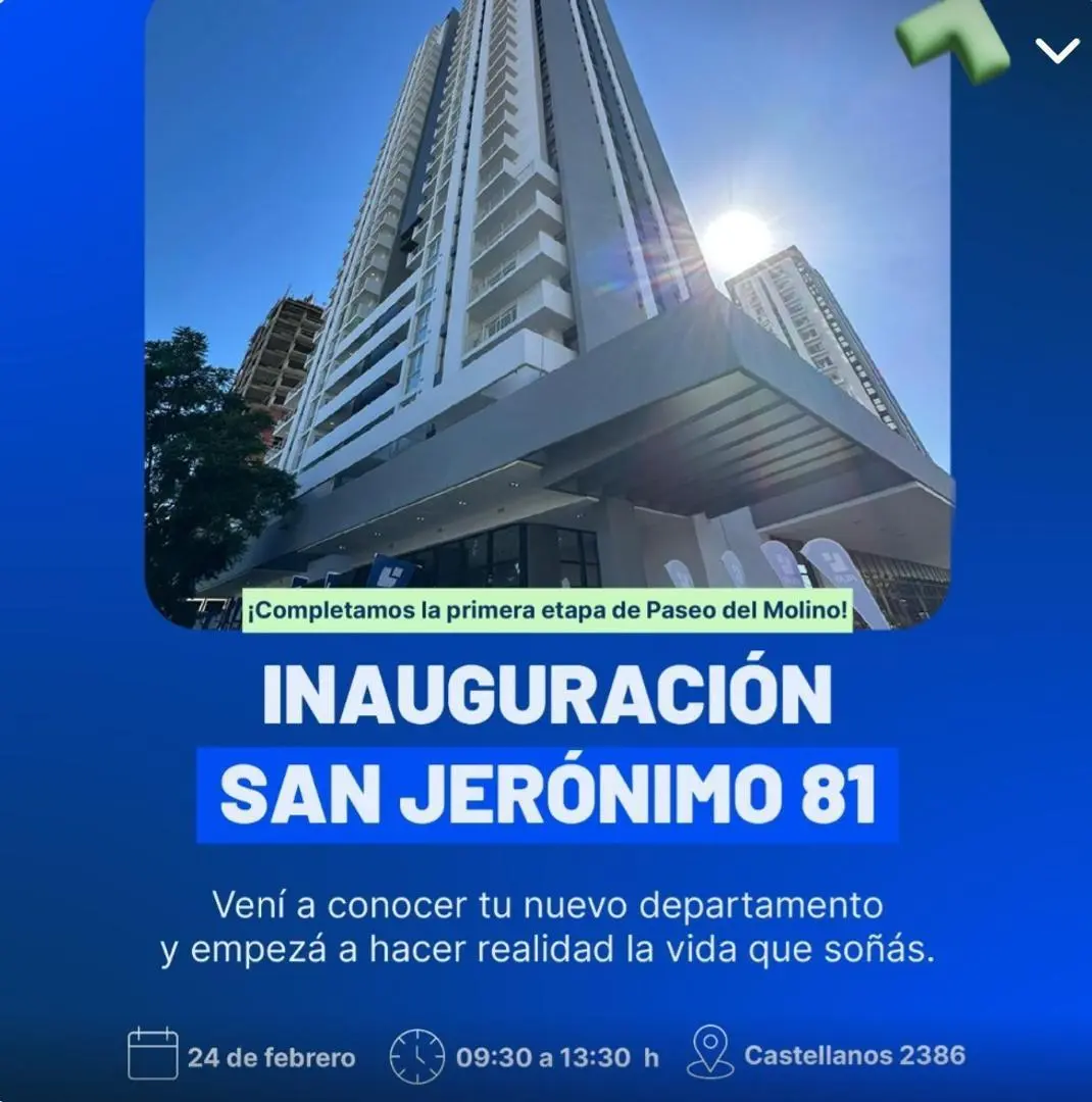 DEPARTAMENTO A ESTRENAR 1 DORMITORIO ¨PASEO DEL MOLINO¨ 3